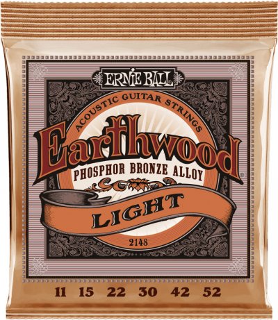 ERNIE BALL  Super Slinky Lot de 2 cordes pour guitare acoustique 11-52