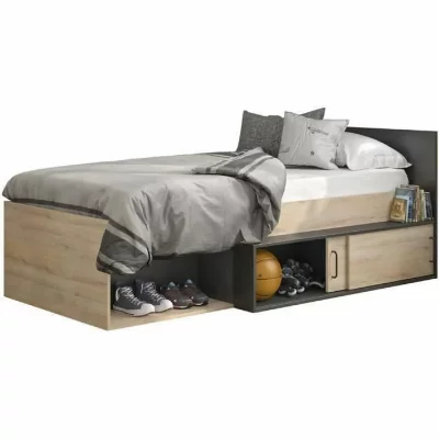 GAMI Erquy lit 90 x 200 couchage junior diagone l110 h80 p204 1E12002