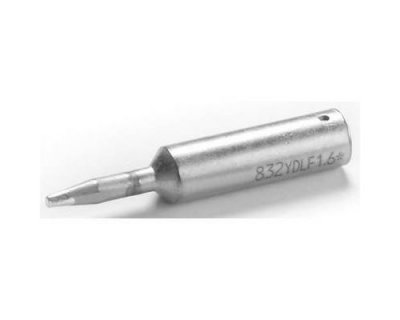 ERSA  0832YDLF Panne de fer &agrave; souder forme de burin, droite Taille de la panne 1.60 mm Contenu