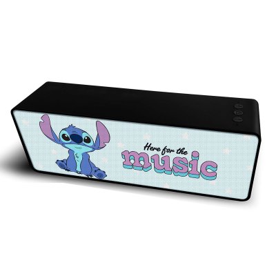 ERT GROUP  Disney Stitch Bluetooth Speaker 10w Bleu,Noir
