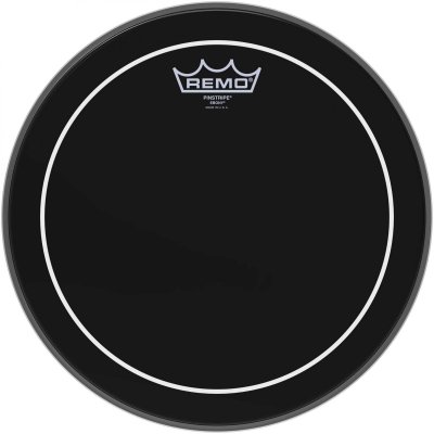 REMO ES-0612-PS - Peau Ebony Pinstripe 12 pour Tom/ Caisse claire