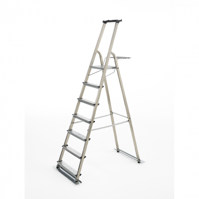 ESCALUX Escabeau aluminium de jardin 7 marches