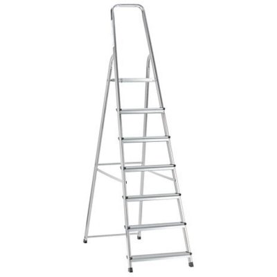 ESCALUX Escabeau aluminium usage mixte 7 marches - 