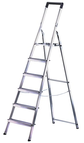 HAILO Escabeau bricoleur 6 marches avec porte-outils