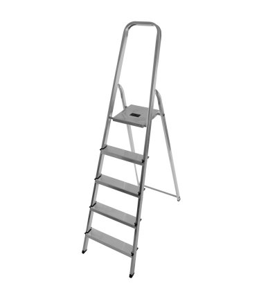 HAILO Escabeau domestique pliable 5 marches Selekta MixAlu