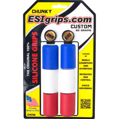 ESI GRIPS  ESI_CHUNKY_ES Paire de Poign&eacute;es en silicone pour Cintre VTT