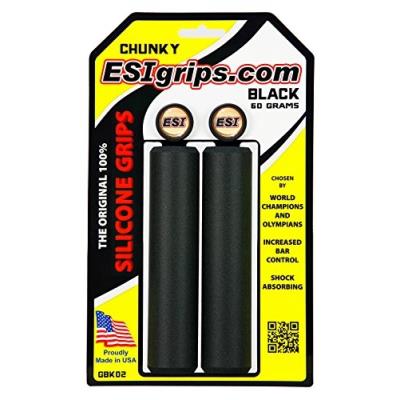 ESI GRIPS  ESI_CHUNKYN Paire de Poign&eacute;es en silicone pour Cintre VTT