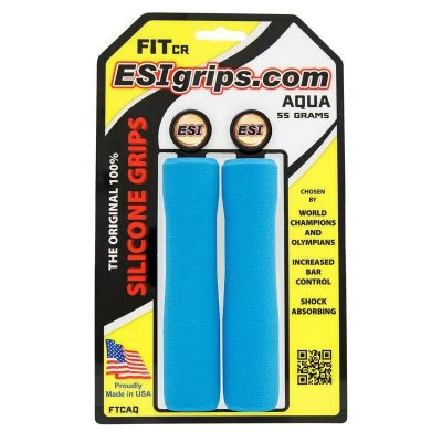 ESI GRIPS Esigrips Fit Cr Handlebars Bleu