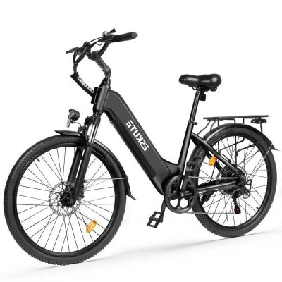 ESKUTE  C202 V&eacute;lo &Eacute;lectrique 250W 48V17.5Ah 26'' - Noir