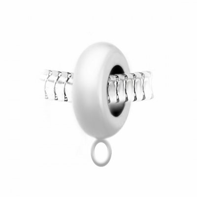 SO CHARM BIJOUX Espaceur porte pendentif en acier par SC Crystal BEA0044
