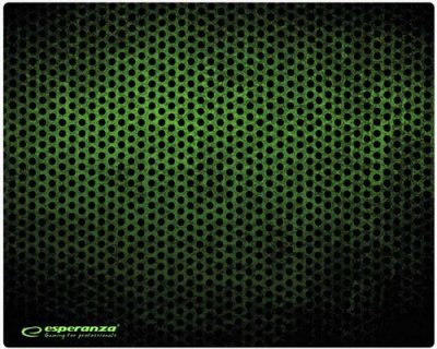 ESPERANZA  ea120g - tapis de souris (noir, vert, grunge motif, 300 mm, 240 mm, 3 mm) egp102g