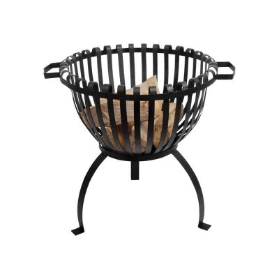 ESSCHERT DESIGN  - Brasero Moderne tulipe. Noir. Marque : . R&eacute;f. : FF102 - Noir