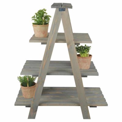 ESSCHERT DESIGN  &Eacute;chelle &agrave; plantes triangulaire 62 x 39 x 73 cm