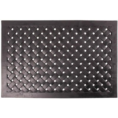 ESSCHERT DESIGN  Paillasson rectangulaire tress&eacute; Caoutchouc L RB38