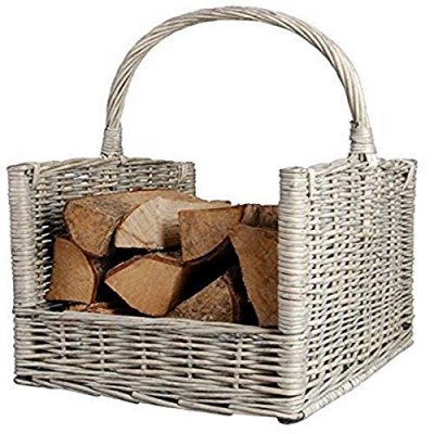 ESSCHERT  Design Panier &agrave; bois de chauffage Gris MW42