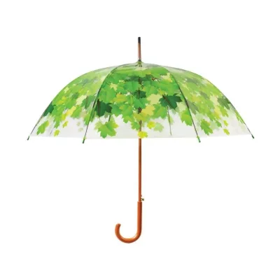 NATURE PRINT Esschert Design - Parapluie cime de l'arbre m&eacute;tal et bois