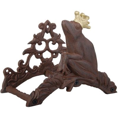 ESSCHERT DESIGN  - Support tuyau d'arrosage grenouille couronn&eacute;e