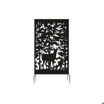 Esschert's Garden - Brise vue treillis en fer Motif cerf