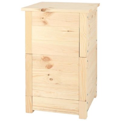 ESSCHERT DESIGN Esschert's Garden - Lombricomposteur en bois Boxtel beige