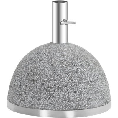 ESSCHERT DESIGN Esschert's Garden - Pied de parasol granit 11kg - Gris clair