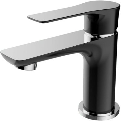 ESSEBAGNO  Robinet mitigeur lavabo Lover - Chrom&eacute; - Noir