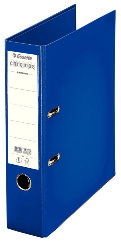 ESSELTE  - Chromos D80 - Classeur &agrave; levier - Bleu fonc&eacute;