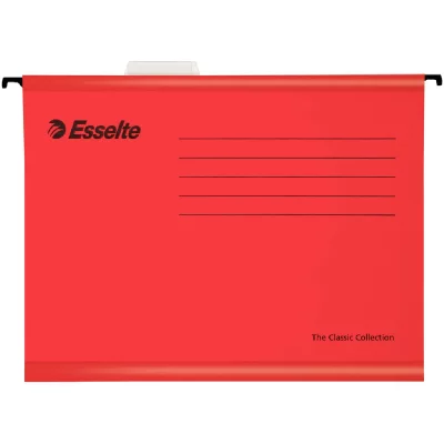 ESSELTE  classeur &agrave; suspension renforc&eacute;e 25 pcs rouge 431765
