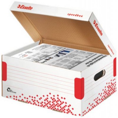 ESSELTE  Conteneur d'archives &agrave; couvercle SPEEDBOX, Taille: L