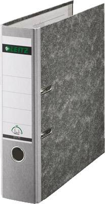 LEITZ Esselte- 10805085 classeur 180&deg; format a4 et dos large avec encoches (gris)