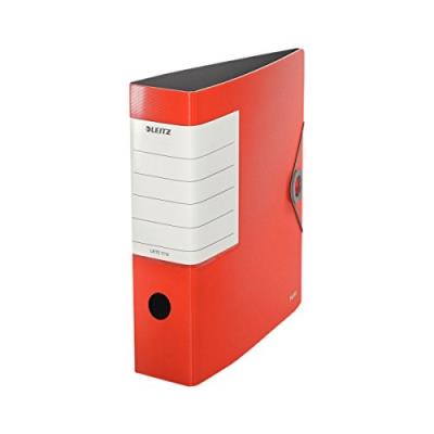 ESSELTE LEITZ Esselte-leitz classeur solid, la poussi&egrave;re, format a4, large (rouge)