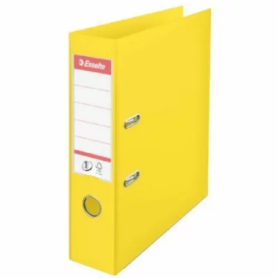 ESSELTE  n&deg;1 power d75 classeur &agrave; levier 624070 dos 75mm jaune