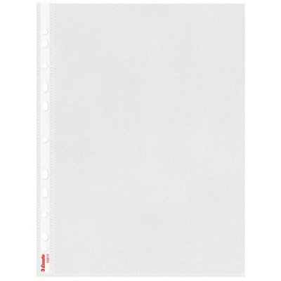 LEITZ Esselte Pochettes Perfor&eacute;es Standard Plus, A4, Pp Grain&eacute;,