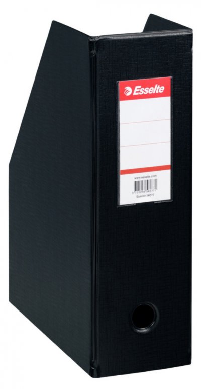ESSELTE , porte-revues PVC, Dos de 10 cm, A4, Noir, 56077
