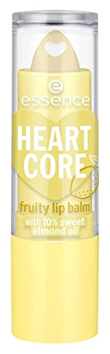 ESSENCE  Heart Core Baume &agrave; L&egrave;vres Fruit&eacute; 3 gr 04 Citron chanceux