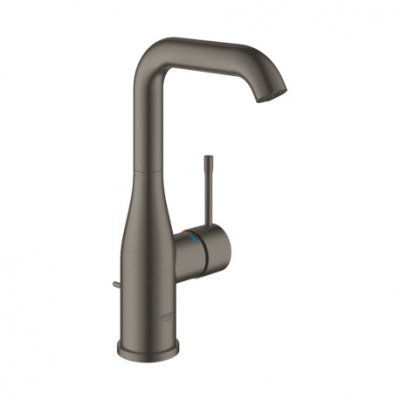 GROHE Essence Mitigeur monocommande Lavabo Taille L Hard Graphite bross&eacute; (32628AL1)