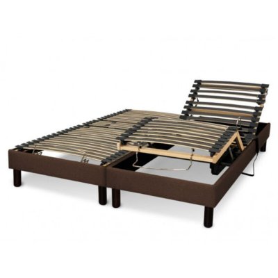 ESSENZIA  Zen - Sommier &eacute;lectrique DETENTE 2x70x190 - Pour 2 personnes