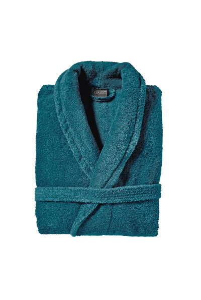 ESSIX  Aqua Peignoir de Bain, Coton, &Eacute;meraude, L