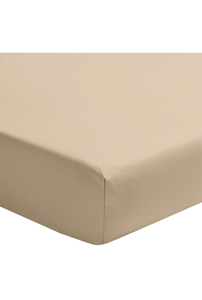 ESSIX  - Drap Housse Royal Line Percale de Coton Lin 160 x 220 cm