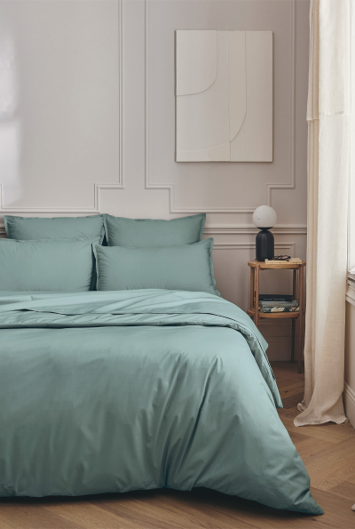 ESSIX  Royal Line Housse de Couette, Coton, Gris Archipel, 260 x 240 cm