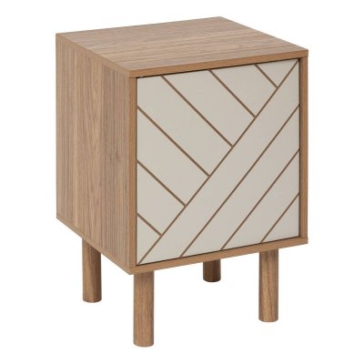 Etag&egrave;re 1 Porte Mix'n'match Bois Et Motif Ray&eacute; - 5 Five Simply Smart