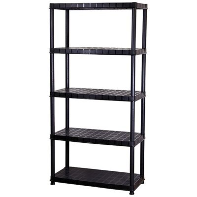 Etag&egrave;re 5 tablettes Charges lourdes L90xP45xH188 cm Tower PLUS R&eacute;sistance 300kg