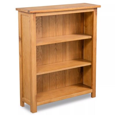 Etag&egrave;re armoire meuble design biblioth&egrave;que 82cm bois de ch&ecirc;ne massif 2702020/2