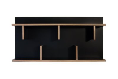 Etag&egrave;re Bern noir (bois FSC) - Tema Home
