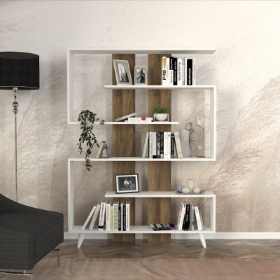 Etag&egrave;re biblioth&egrave;que design scandinave L. 120 x H. 162 cm