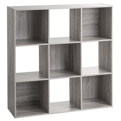 Etag&egrave;re cube design Mix'n modul - L. 100 x H. 100 cm - Couleur Gris