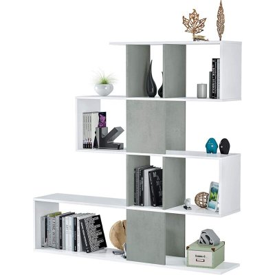 Etag&egrave;re Elfos Plus - Artik White and Cement Ciment - Blanco Artik