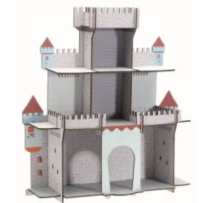 DJECO Etag&egrave;re en bois : la citadelle du chevalier 