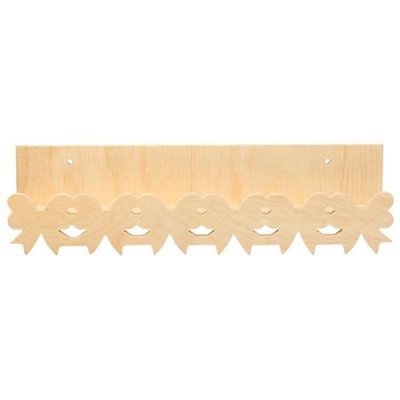 GRAINE CREATIVE ON A TOUS DU TALENT Etag&egrave;re murale en bois 42 x 11 cm - Noeuds - Graine Cr&eacute;ative