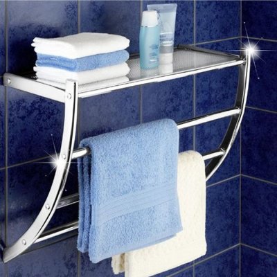 WENKO &Eacute;tag&egrave;re Murale Pescara Chrome 