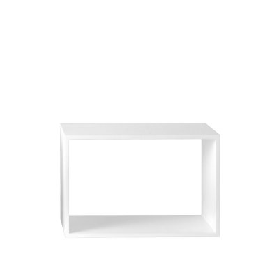 Etag&egrave;re - STACKED Blanc Large : L 65,4cm x P 35cm x H 43,6cm MDF peint